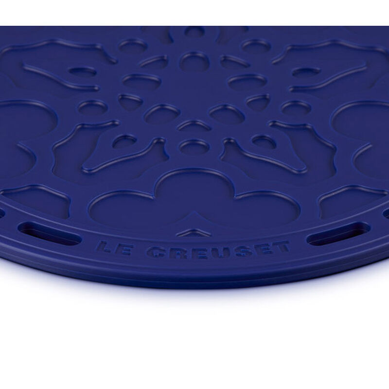 Le Creuset Heritage French Silicone Trivet 20cm - Azure Blue image number 1